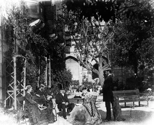 Die Klostergärten, Gibraltar, um 1868